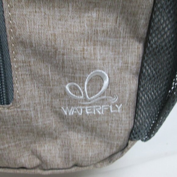 WATERFLY Crossbody Sling Backpack Bag Travel Hiking Chest Daypack canvas adjust - Picture 3 of 12
